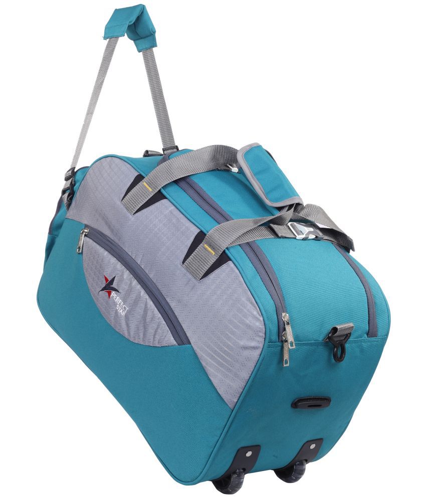     			Perfect Star 55 Ltrs Teal Polyester Duffle Bag