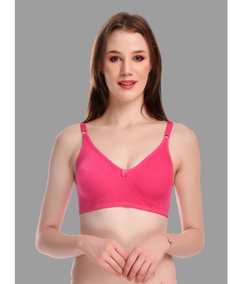     			Viral Girl Cotton Non Padded Women's Everyday Bra ( Fluorescent Pink ) SD-CANNY-DARKPINK