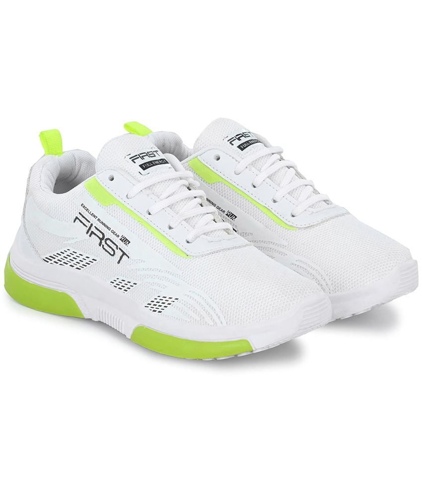     			Birde White Men's Sports Running Shoes