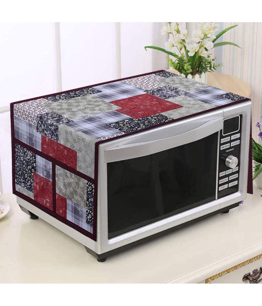     			Single PVC Beige Microwave Oven Cover - 20-22L