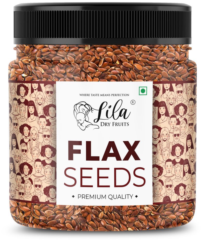     			Lila Dry Fruits Flax Seeds 500 gm Jar(Pack of 1)