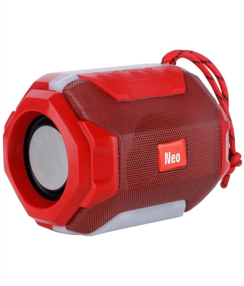     			Neo A005 5 W Bluetooth Speaker Bluetooth v5.0 with USB Playback Time 4 hrs Red
