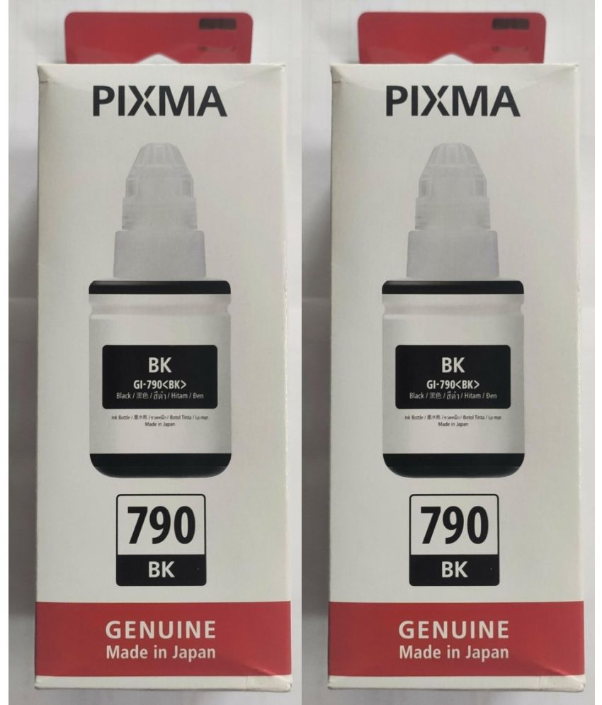     			TEQUO G1010 For Gi-790 Ink Black Pack of 2 Cartridge for GI790 INK Cartridge Use Pixma G1000, G2000, G3000 Printers