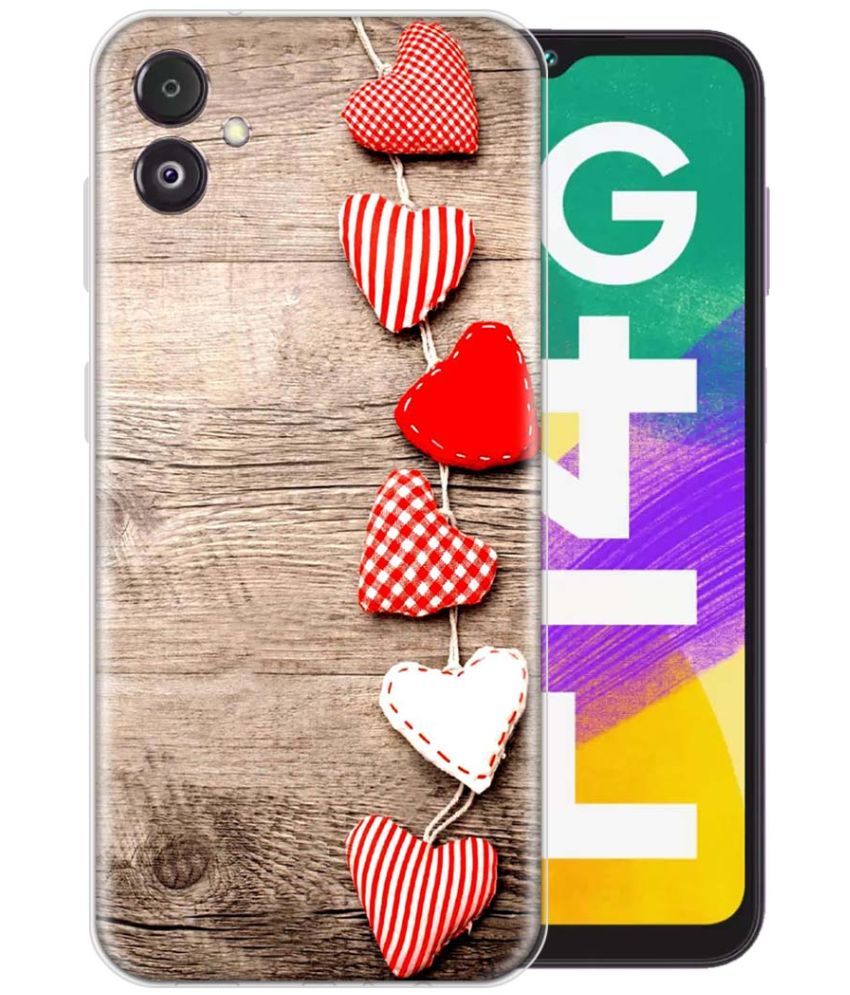     			Fashionury Multicolor Printed Back Cover Silicon Compatible For Samsung Galaxy F14 5G ( Pack of 1 )