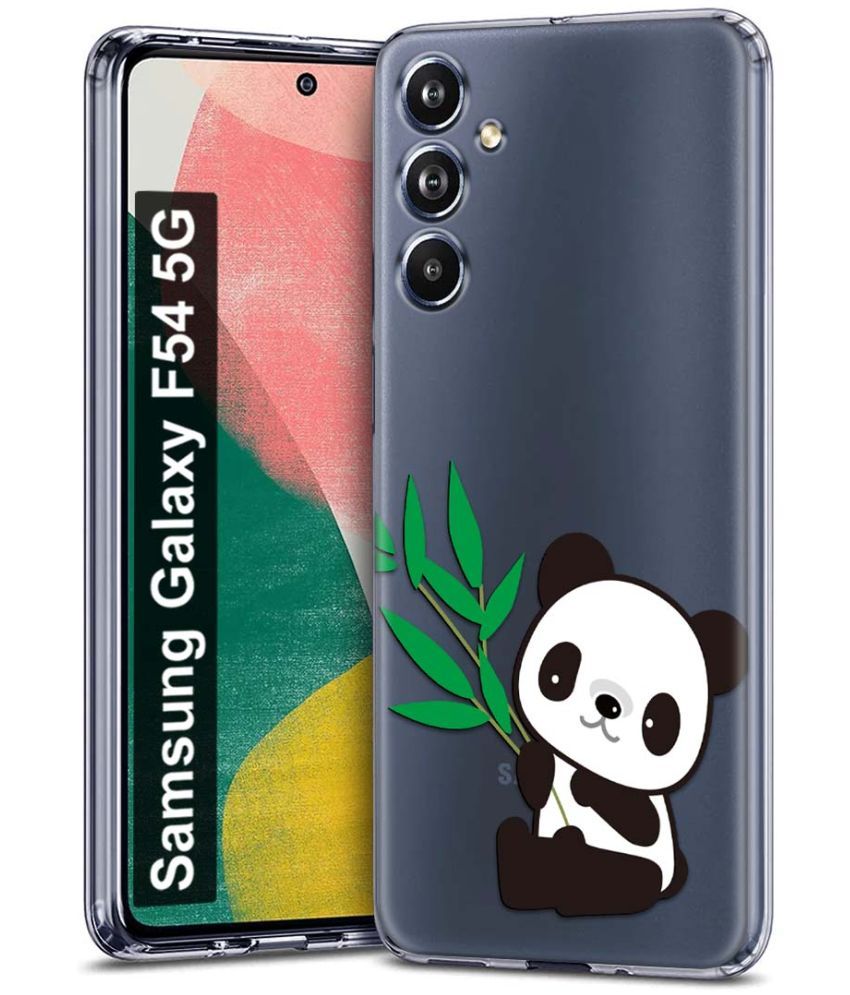     			Fashionury Multicolor Printed Back Cover Silicon Compatible For Samsung Galaxy F54 5G ( Pack of 1 )