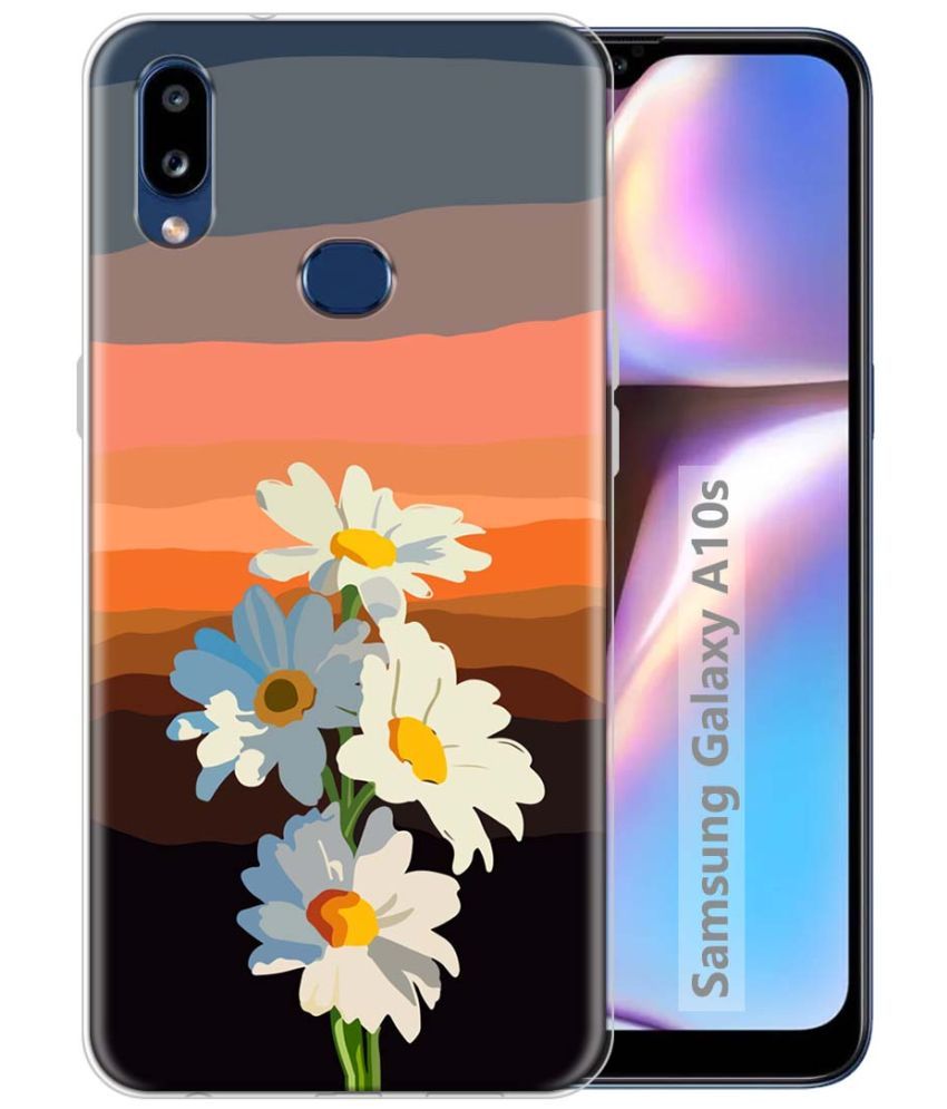     			Fashionury Multicolor Printed Back Cover Silicon Compatible For Samsung Galaxy A10s ( Pack of 1 )