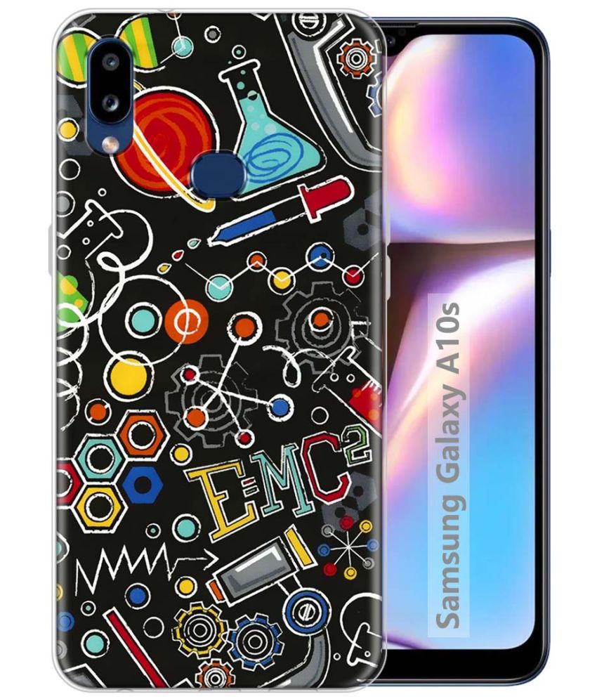     			Fashionury Multicolor Printed Back Cover Silicon Compatible For Samsung Galaxy A10s ( Pack of 1 )