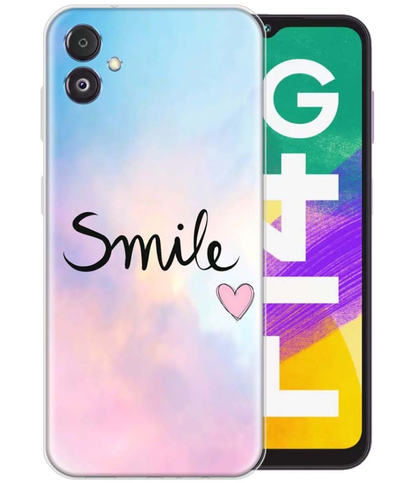     			Fashionury Multicolor Printed Back Cover Silicon Compatible For Samsung Galaxy F14 5G ( Pack of 1 )