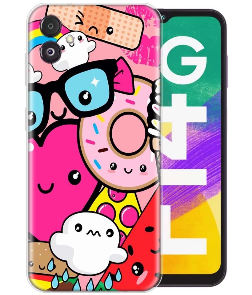     			Fashionury Multicolor Printed Back Cover Silicon Compatible For Samsung Galaxy F14 5G ( Pack of 1 )