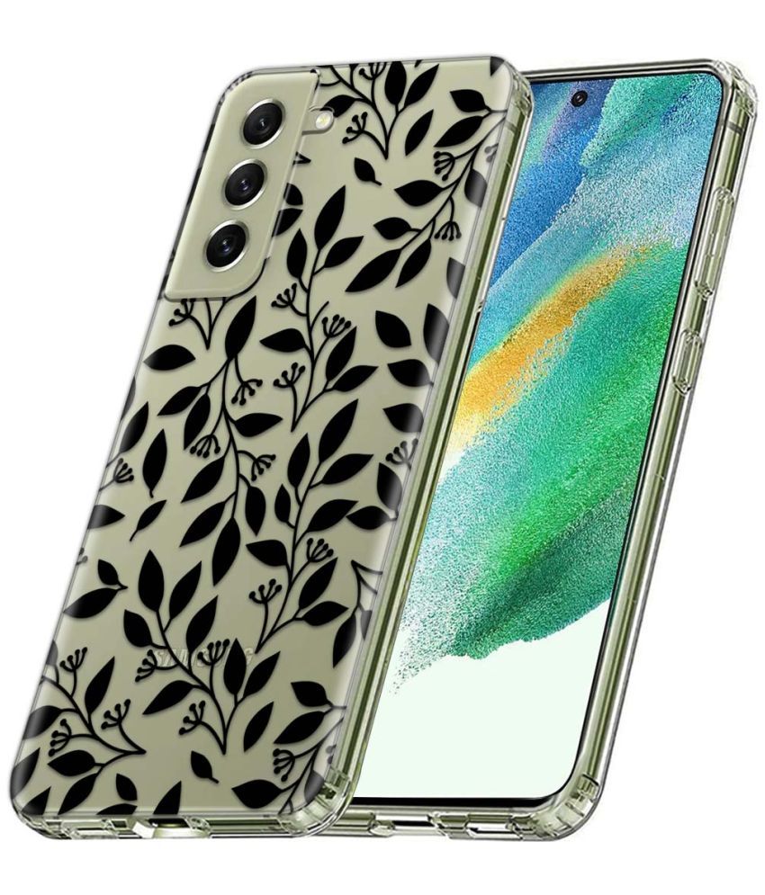     			Fashionury Multicolor Printed Back Cover Silicon Compatible For Samsung Galaxy S21 FE ( Pack of 1 )