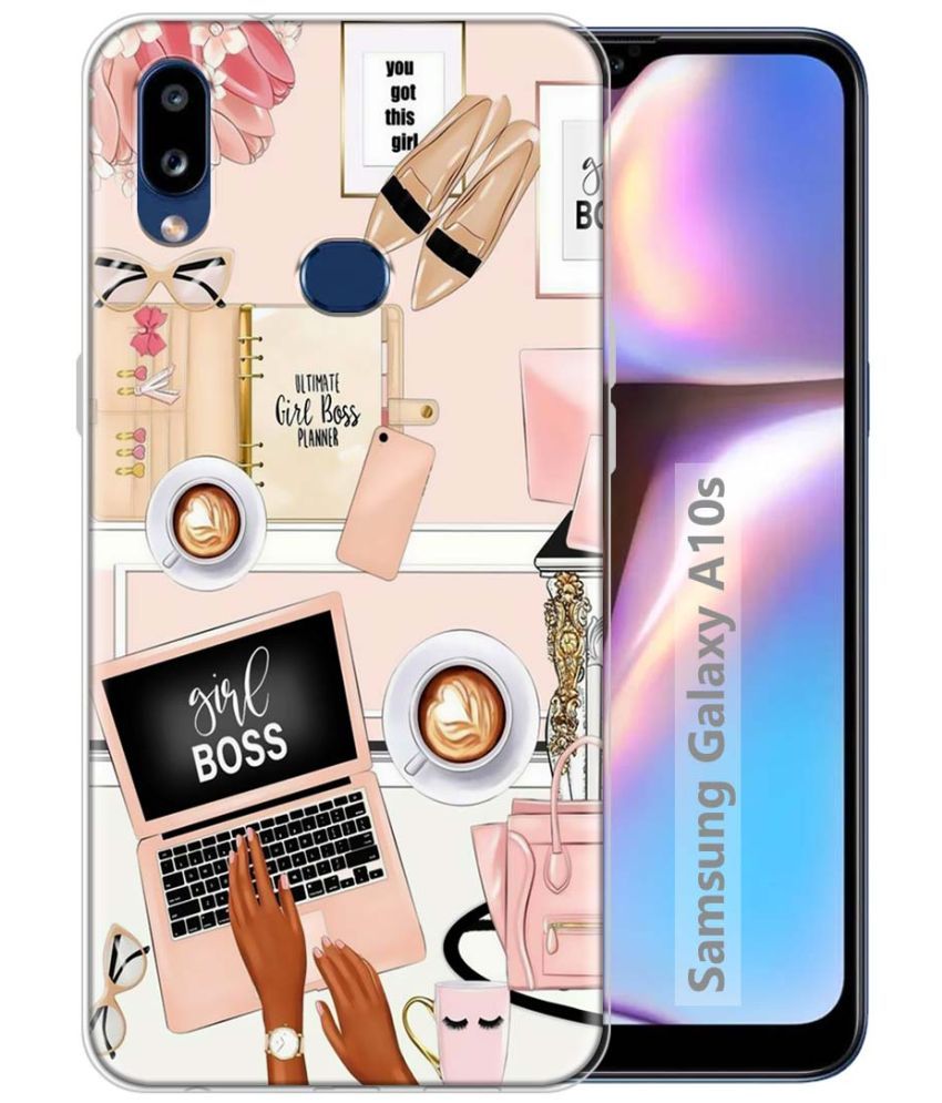     			Fashionury Multicolor Printed Back Cover Silicon Compatible For Samsung Galaxy A10s ( Pack of 1 )