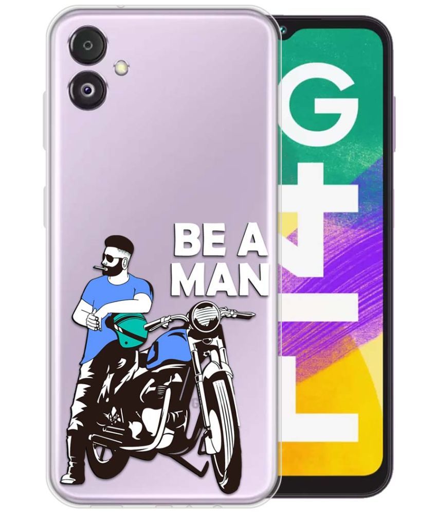     			Fashionury Multicolor Printed Back Cover Silicon Compatible For Samsung Galaxy F14 5G ( Pack of 1 )