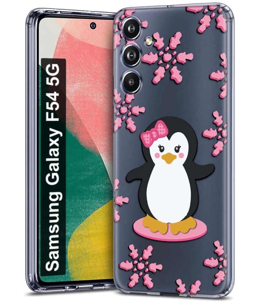     			Fashionury Multicolor Printed Back Cover Silicon Compatible For Samsung Galaxy F54 5G ( Pack of 1 )