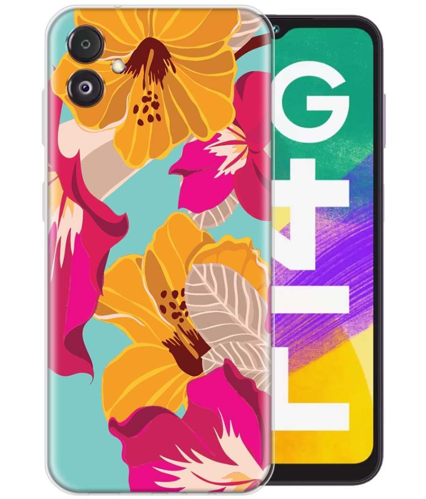     			Fashionury Multicolor Printed Back Cover Silicon Compatible For Samsung Galaxy F14 5G ( Pack of 1 )