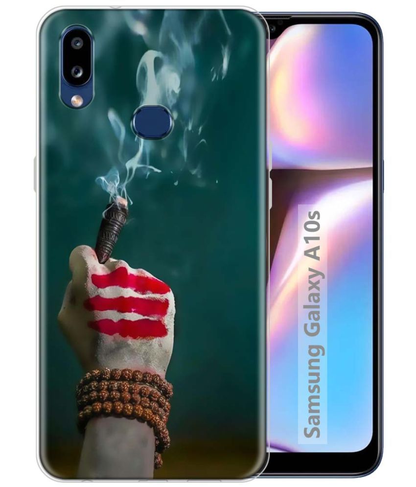     			Fashionury Multicolor Printed Back Cover Silicon Compatible For Samsung Galaxy A10s ( Pack of 1 )