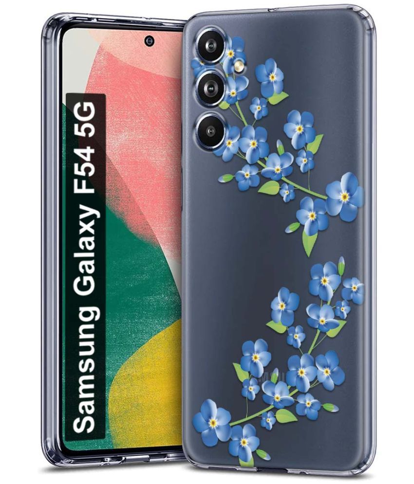     			Fashionury Multicolor Printed Back Cover Silicon Compatible For Samsung Galaxy F54 5G ( Pack of 1 )