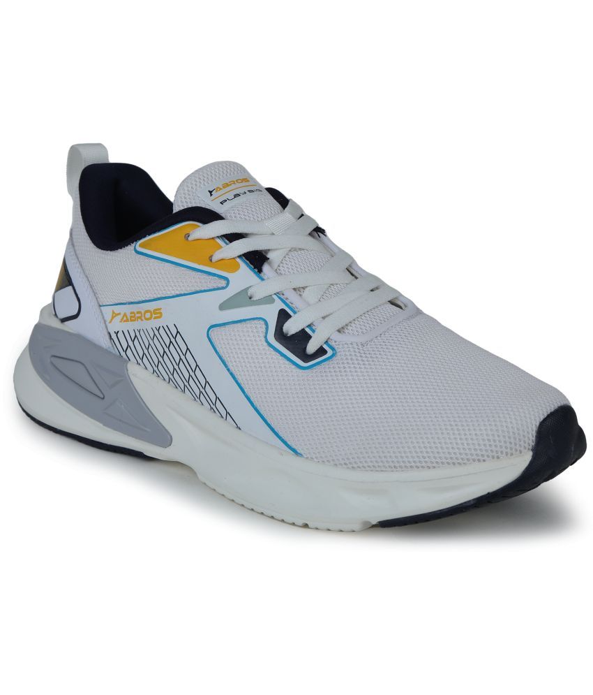     			Abros ASSG1225 White Men's Sports Running Shoes