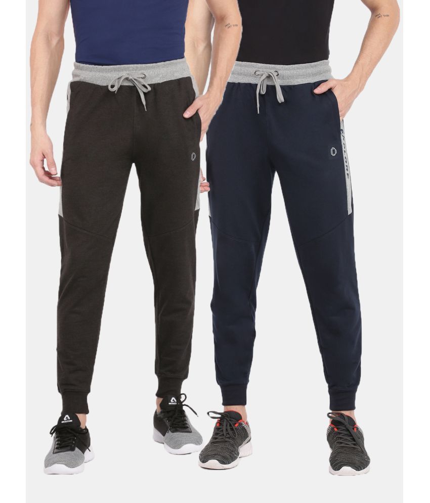     			Dollar Multicolor Cotton Men's Joggers ( Pack of 2 )