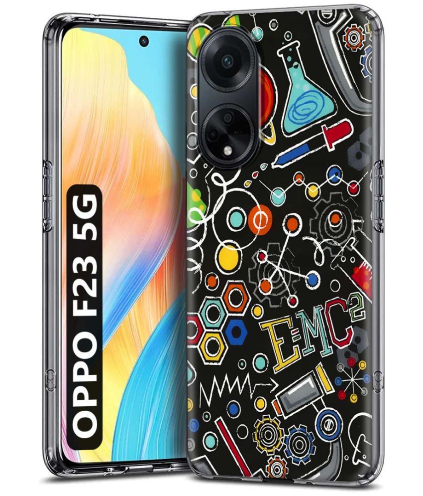     			Fashionury Multicolor Printed Back Cover Silicon Compatible For Oppo F23 5G ( Pack of 1 )