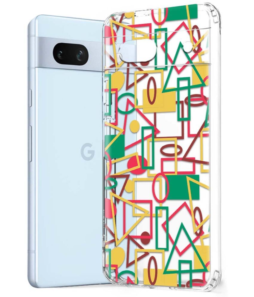     			Fashionury Multicolor Printed Back Cover Silicon Compatible For Google Pixel 7A ( Pack of 1 )