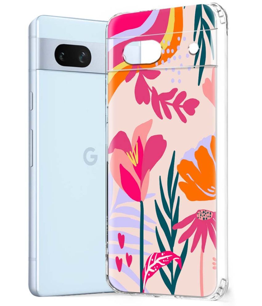     			Fashionury Multicolor Printed Back Cover Silicon Compatible For Google Pixel 7A ( Pack of 1 )