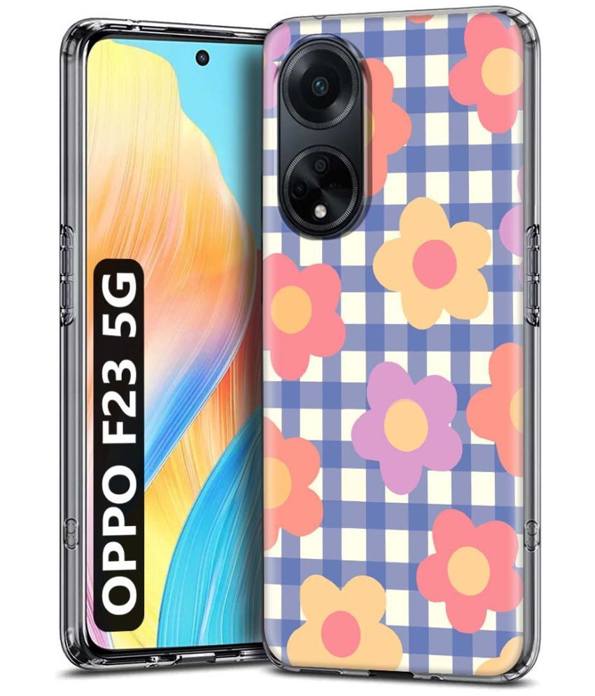     			Fashionury Multicolor Printed Back Cover Silicon Compatible For Oppo F23 5G ( Pack of 1 )