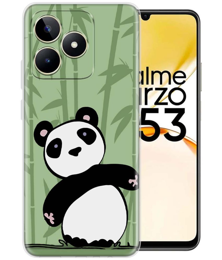     			Fashionury Multicolor Printed Back Cover Silicon Compatible For Realme Narzo N53 ( Pack of 1 )