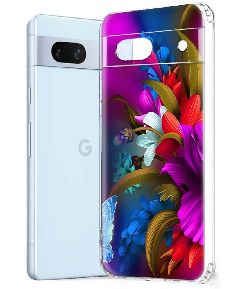     			Fashionury Multicolor Printed Back Cover Silicon Compatible For Google Pixel 7A ( Pack of 1 )