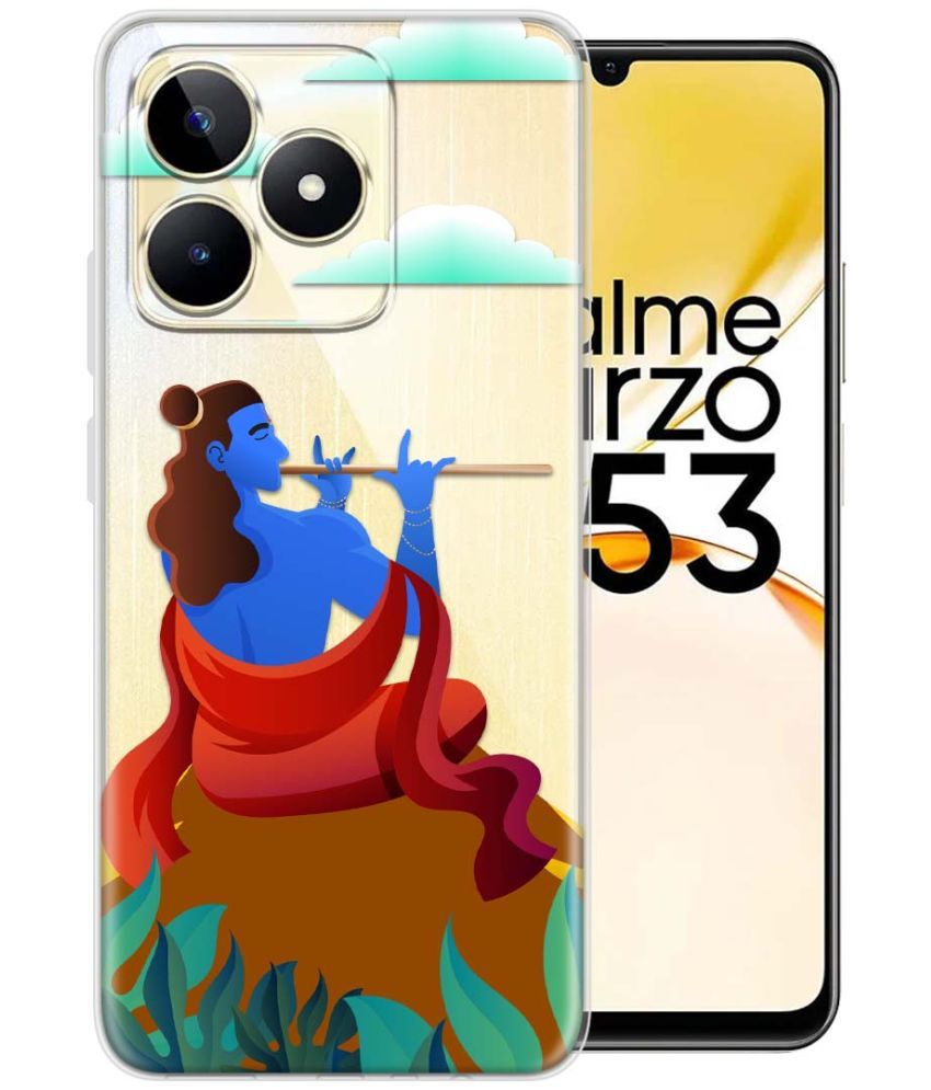     			Fashionury Multicolor Printed Back Cover Silicon Compatible For Realme Narzo N53 ( Pack of 1 )