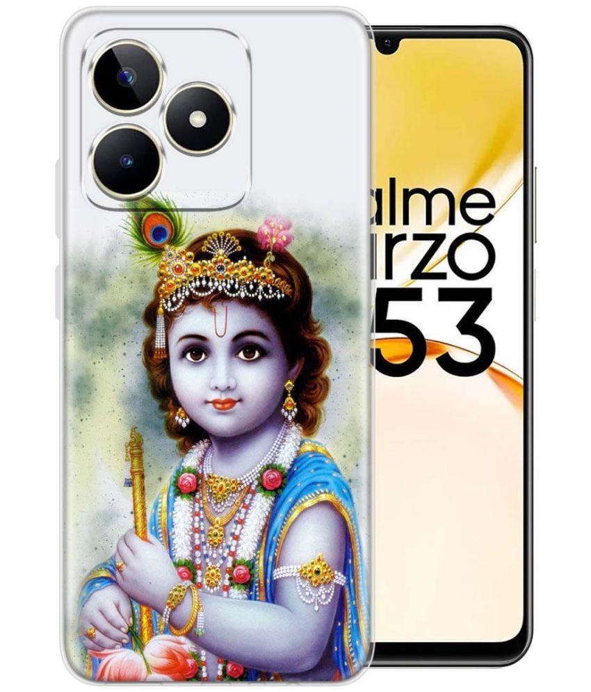     			Fashionury Multicolor Printed Back Cover Silicon Compatible For Realme Narzo N53 ( Pack of 1 )