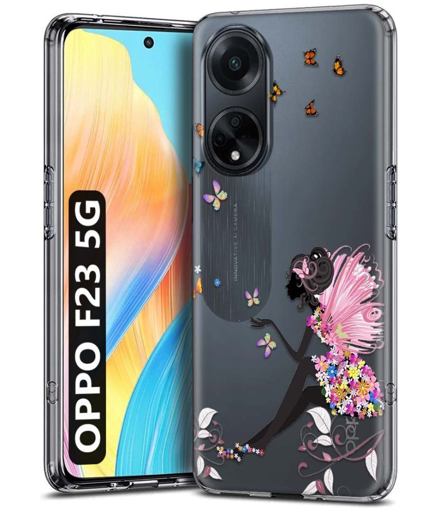     			Fashionury Multicolor Printed Back Cover Silicon Compatible For Oppo F23 5G ( Pack of 1 )