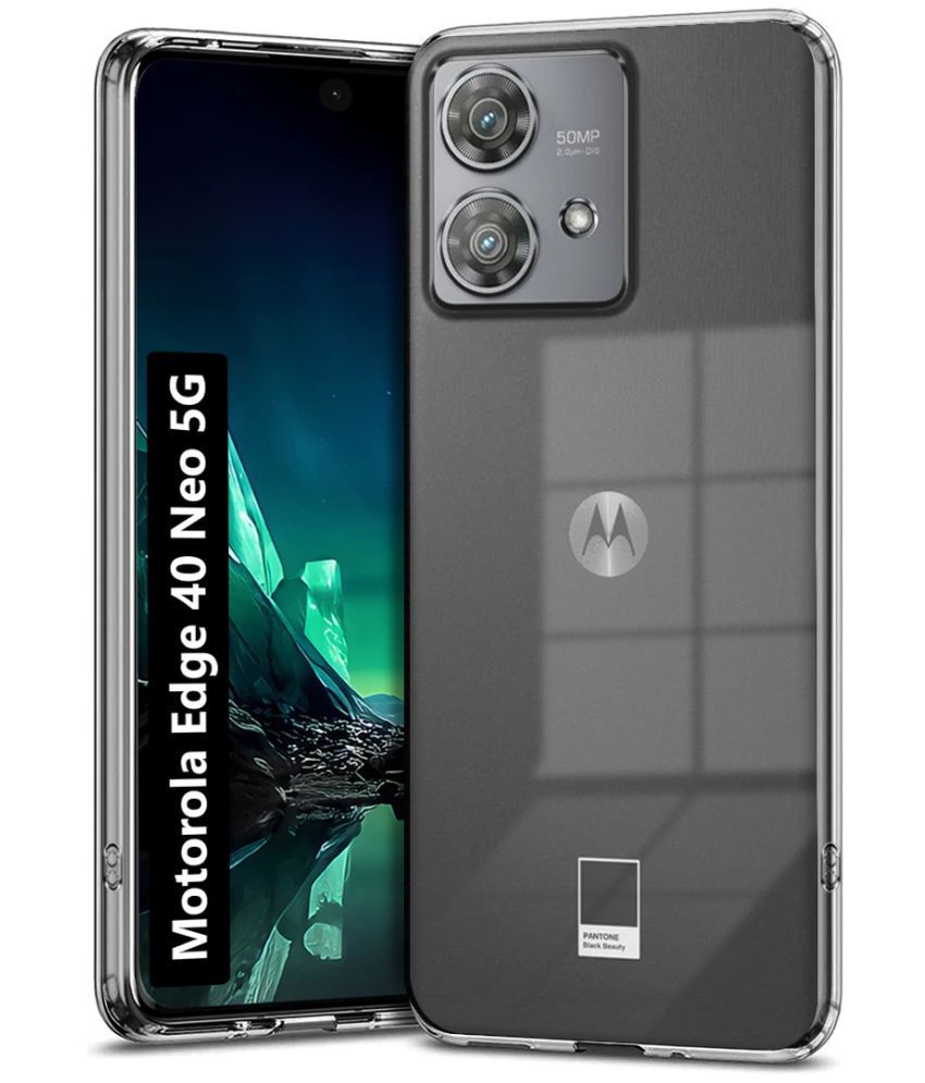     			Fashionury Plain Cases Compatible For Silicon Motorola Edge 40 Neo 5G ( Pack of 1 )