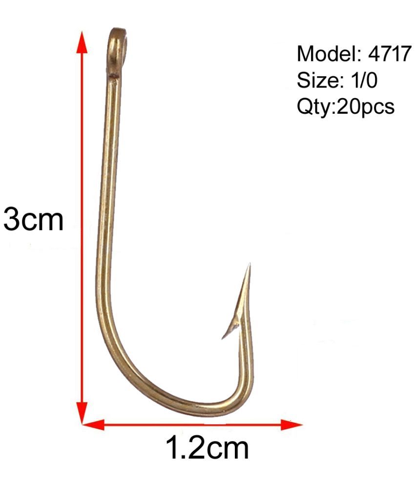     			Fishing Hook 4717 Mustad (#1/0) - 20pcs