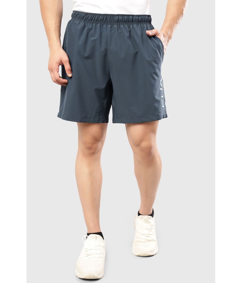     			Fuaark Blue Polyester Lycra Men's Gym Shorts ( Pack of 1 )