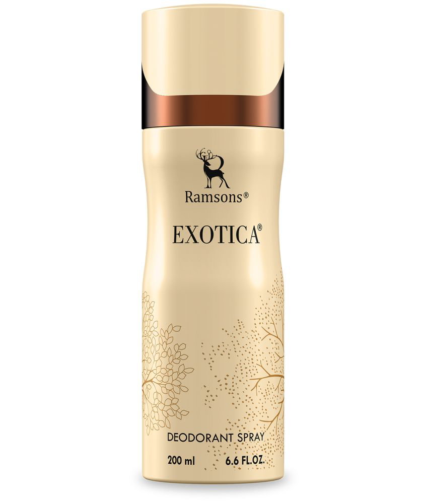    			Ramsons Exotica Deodorant Spray for Unisex 200 ml ( Pack of 1 )