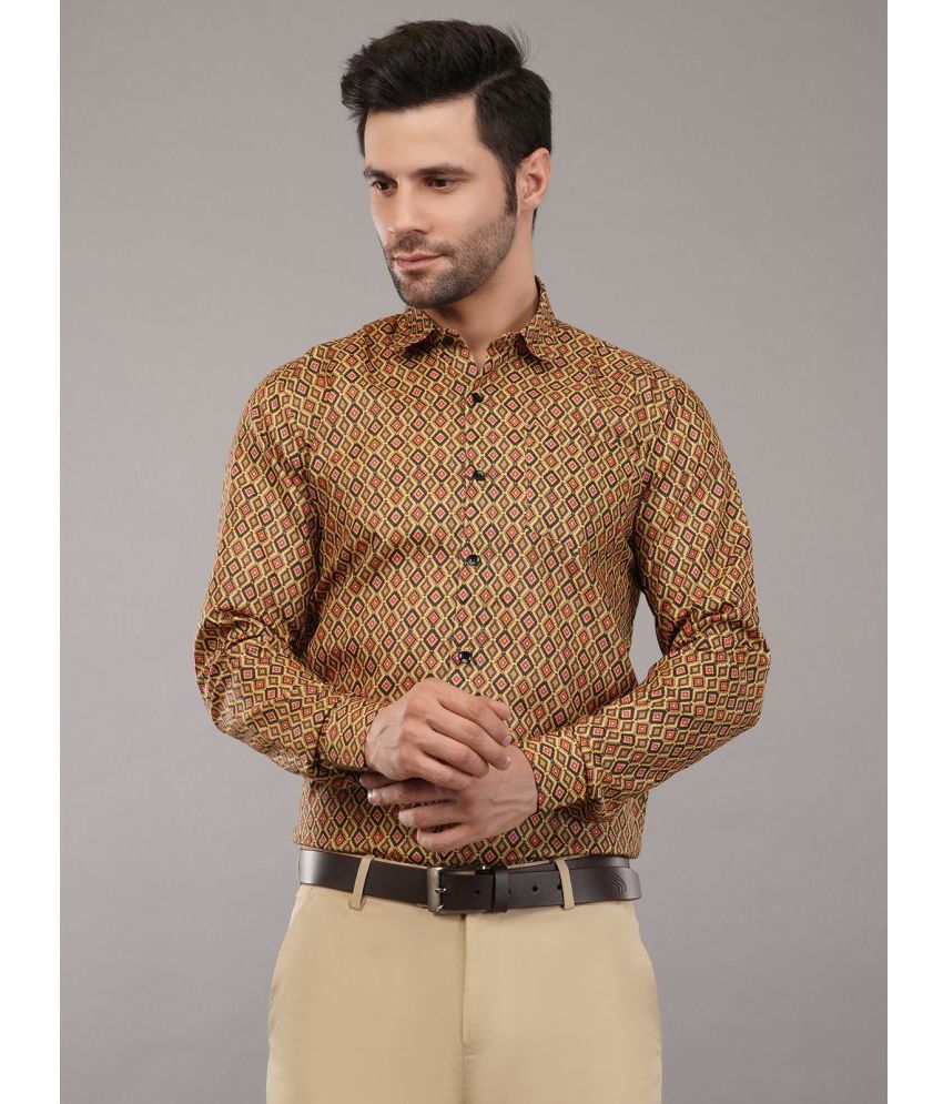     			Tu-Good Cotton Blend Regular Fit Printed Full Sleeves Men's Casual Shirt - Multicolor ( Pack of 1 )