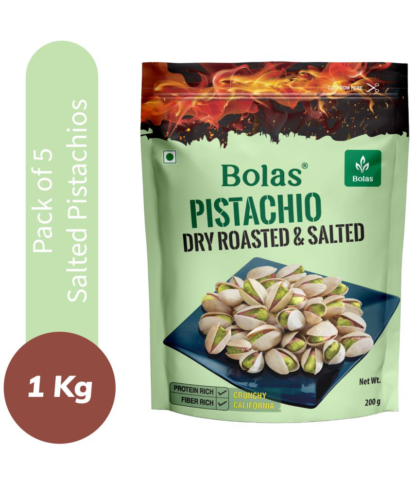     			Bolas Salted Pistachios 1KG (200GX5) | Dry Roasted