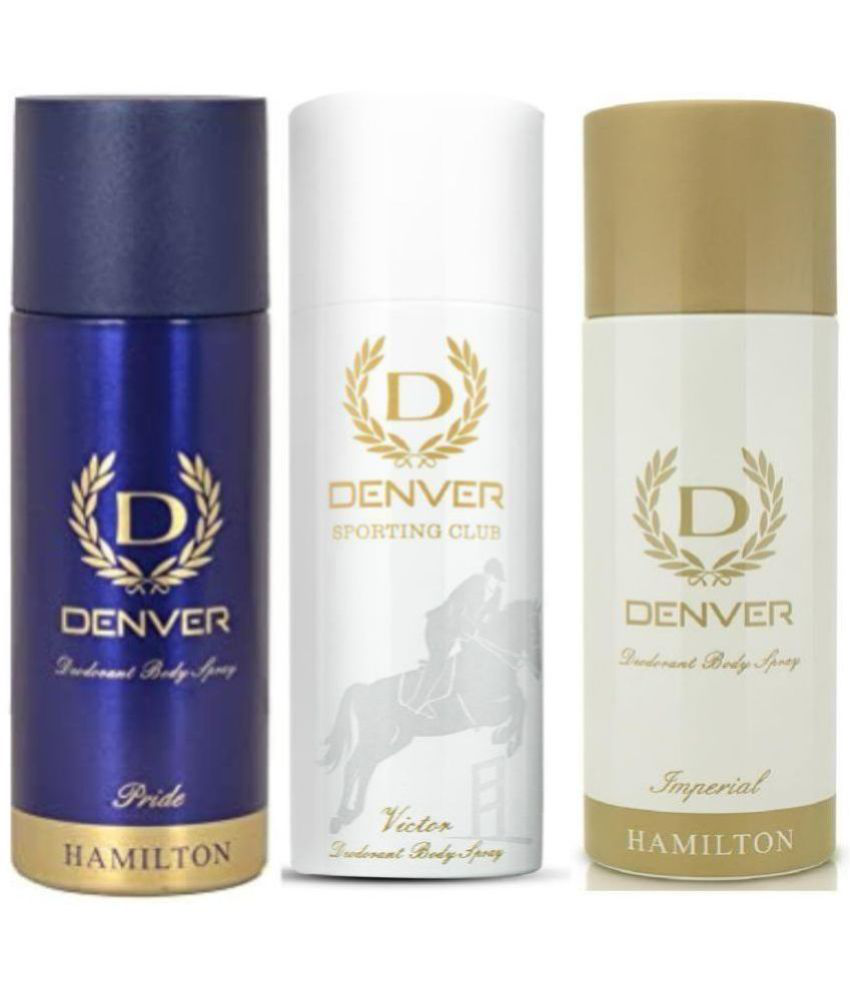    			Denver Pride , Victor, Imperial Deodorant Spray for Men 495 ml ( Pack of 3 )