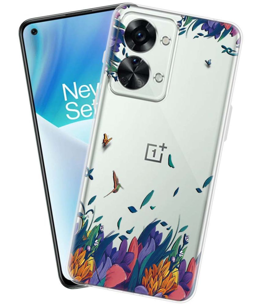     			Fashionury Multicolor Printed Back Cover Silicon Compatible For OnePlus Nord 2T 5G ( Pack of 1 )