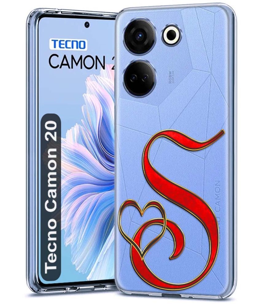     			Fashionury Multicolor Printed Back Cover Silicon Compatible For Tecno Camon 20 ( Pack of 1 )