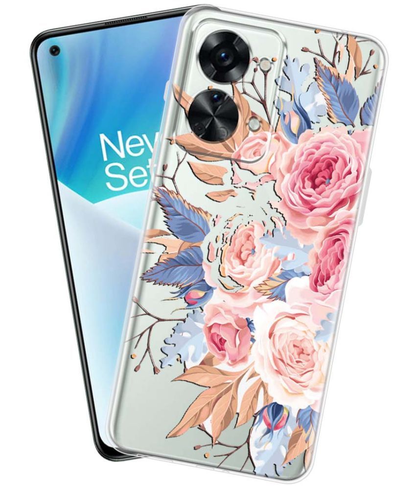     			Fashionury Multicolor Printed Back Cover Silicon Compatible For OnePlus Nord 2T 5G ( Pack of 1 )