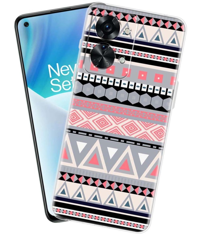     			Fashionury Multicolor Printed Back Cover Silicon Compatible For OnePlus Nord 2T 5G ( Pack of 1 )