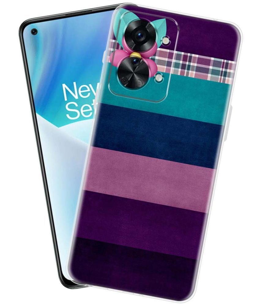     			Fashionury Multicolor Printed Back Cover Silicon Compatible For OnePlus Nord 2T 5G ( Pack of 1 )