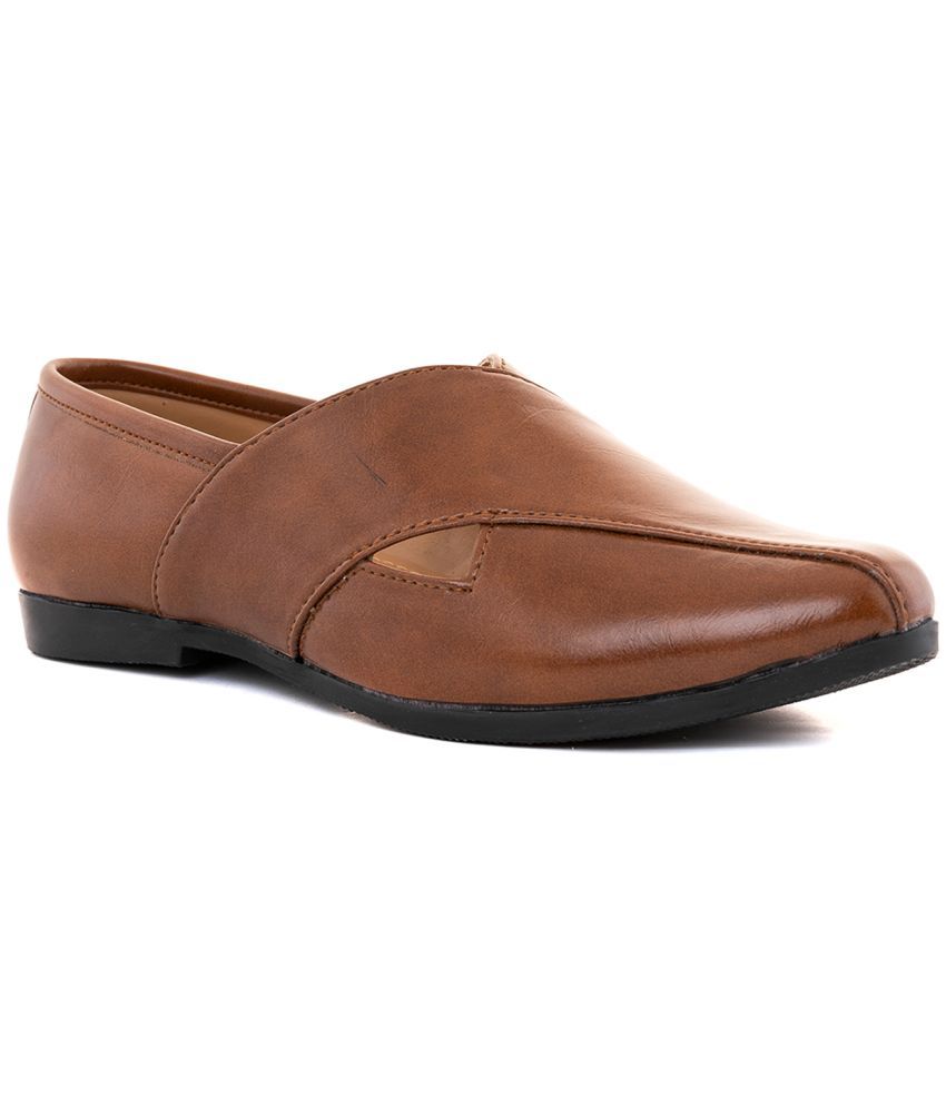     			KHADIM Brown Men's Slip-on Shoes