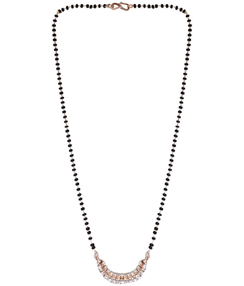     			KRIMO Rose Gold Mangalsutra ( Pack of 1 )