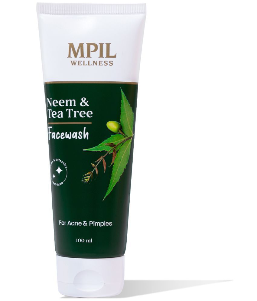     			Mpil Wellness Neem & Tea Tree FacewashFor Acne Prone SkinWith Pure Neem & Tea Tree Extract 100ml