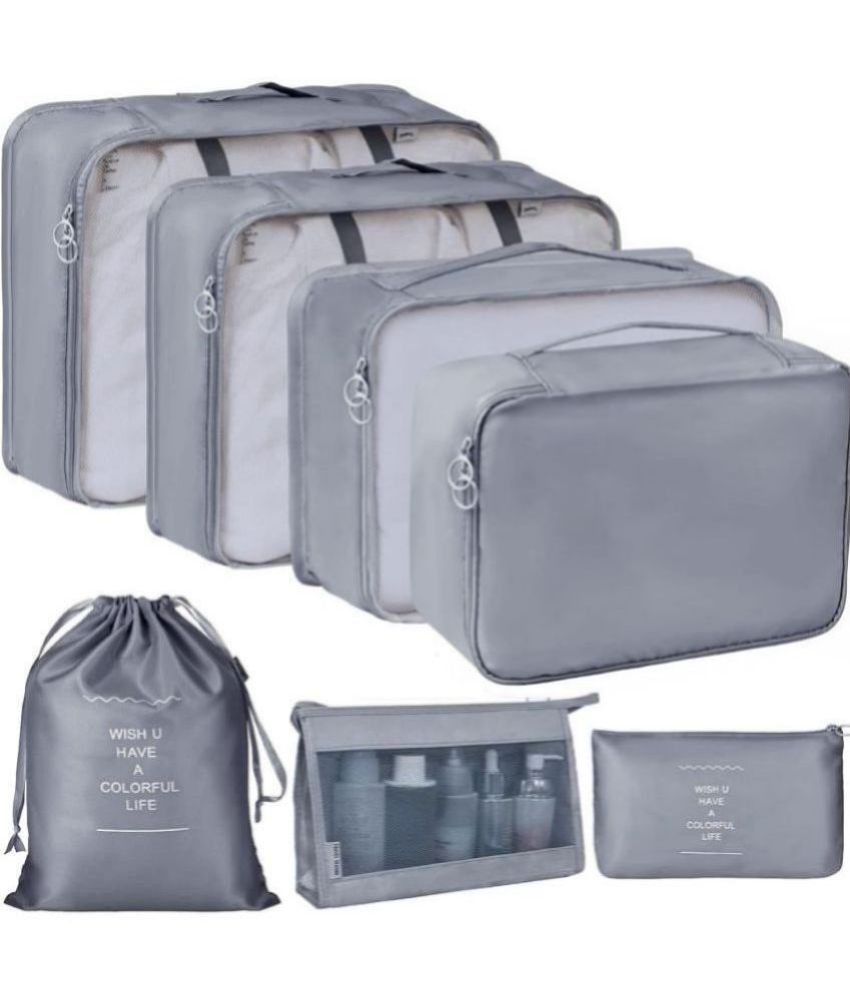     			NAMRA 55 Ltrs Grey Fabric Duffle Bag