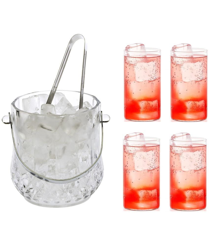     			Somil Glass Single Walled Ice Bucket