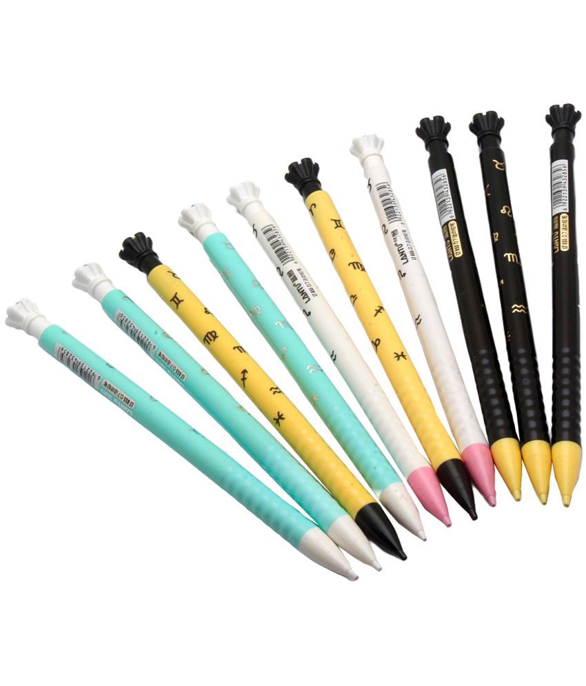     			Srpc Set Of 10 Crystal On Top 0.7mm Mechanical Pencils For School Children Kids