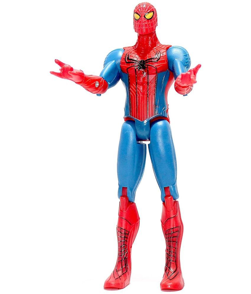     			WOW Toys - Delivering Joys of Life|| Premium Action Figure of Spider Super Hero with Changeable Head || Justice Hero Series